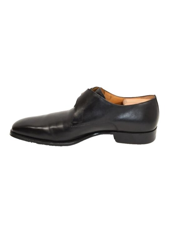 Magnanni Marco V Leather Single Buckle Monk Strap Black Size 11.5 25105 DD427A main image 5